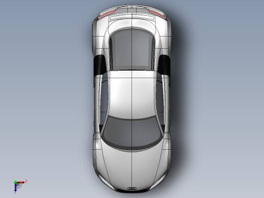 奥迪R8 一比一车身--igs sw俯视缩略图