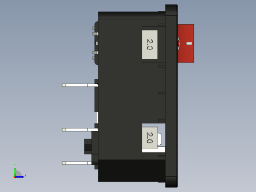 带保险丝联锁开关PP4003 左视缩略图