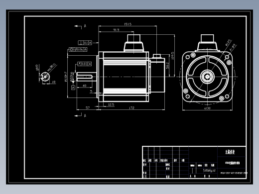 电机MS6H-130TL15BZ2-20P8