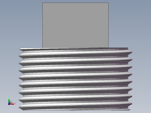四角塞头 DN25前视缩略图