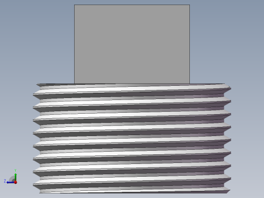 四角塞头 DN25右视缩略图