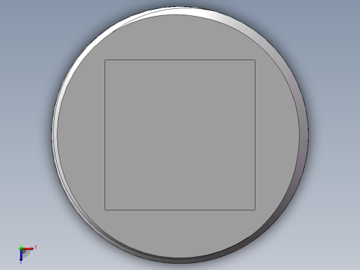 四角塞头 DN25俯视缩略图