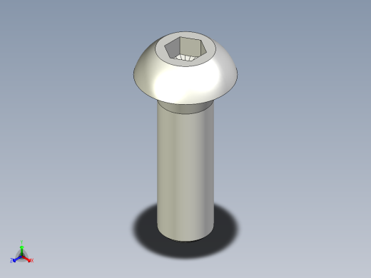 內六角圓頭螺絲,不銹鋼內六角圓頭螺絲BCBB,SBCBB-3D多系列多零件图纸模型