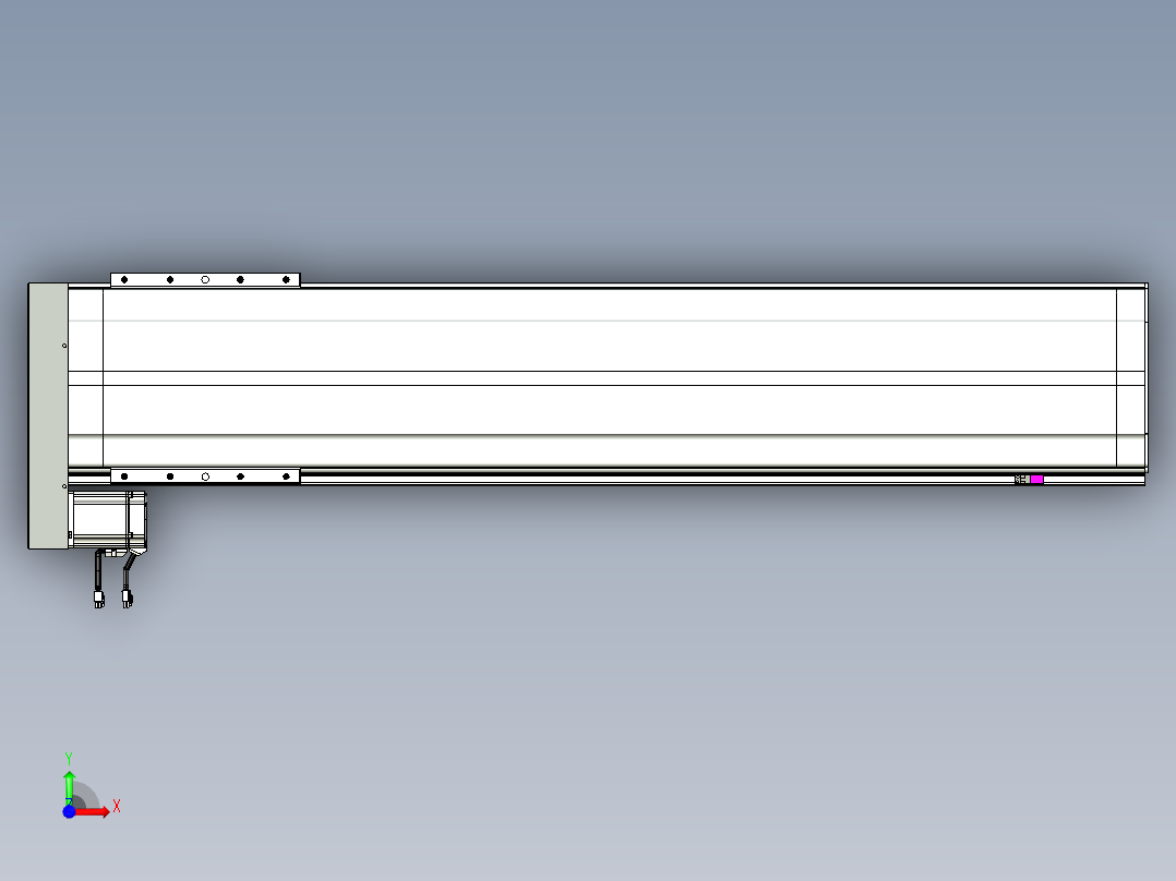 VF丝杆传动-一般环境VF27-Lxx-C-S1150-BL-ZP75-C3前视图