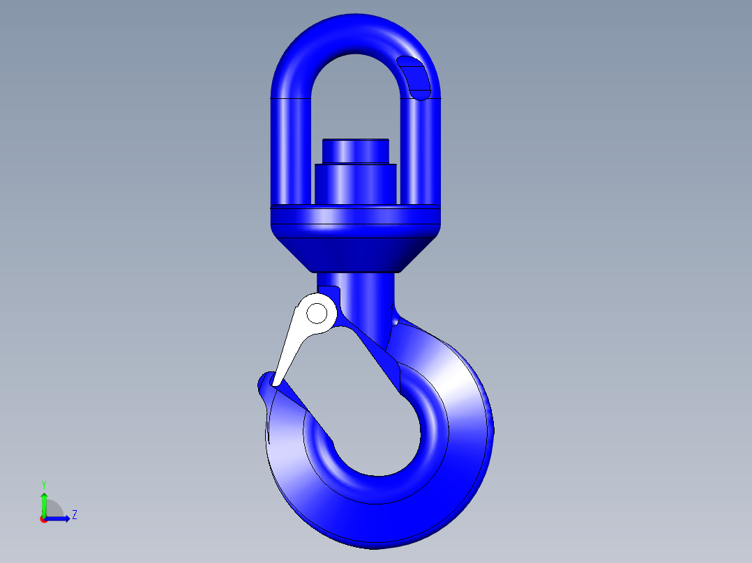 旋转钩子左视图