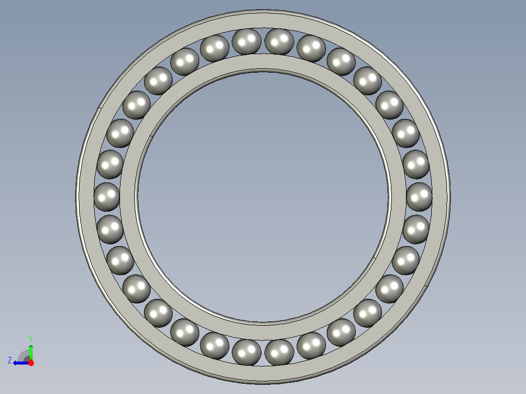 深沟球轴承6030右视图