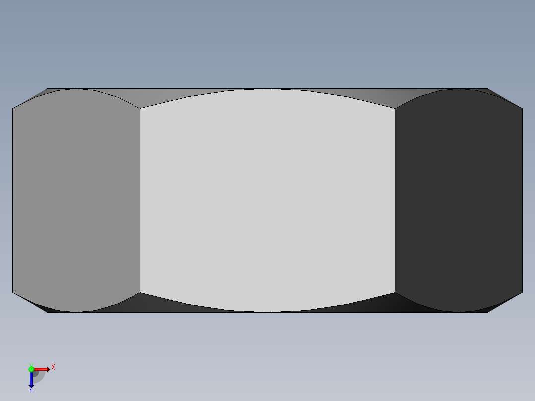 DIN 934 螺母-M48 Nut.SLDPRT俯视图
