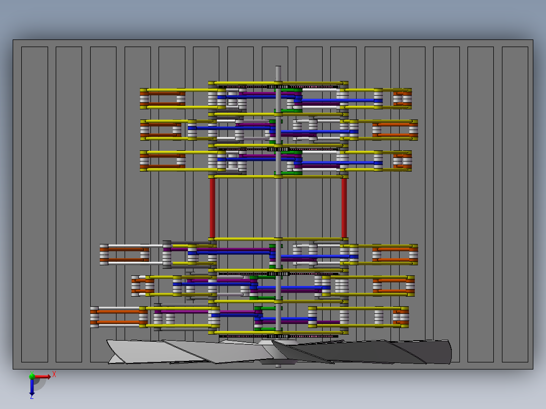 风力仿生兽俯视图