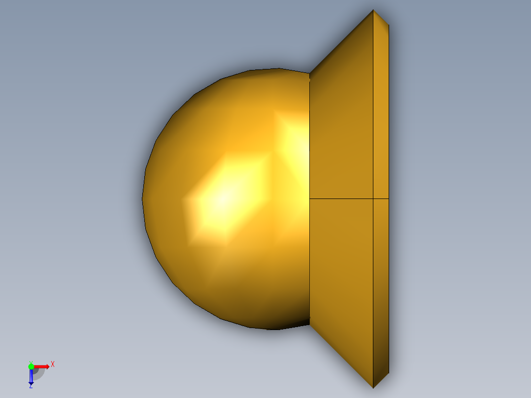 扩口式工业通用硬管接头Seal Bonnet 3GF-5俯视图