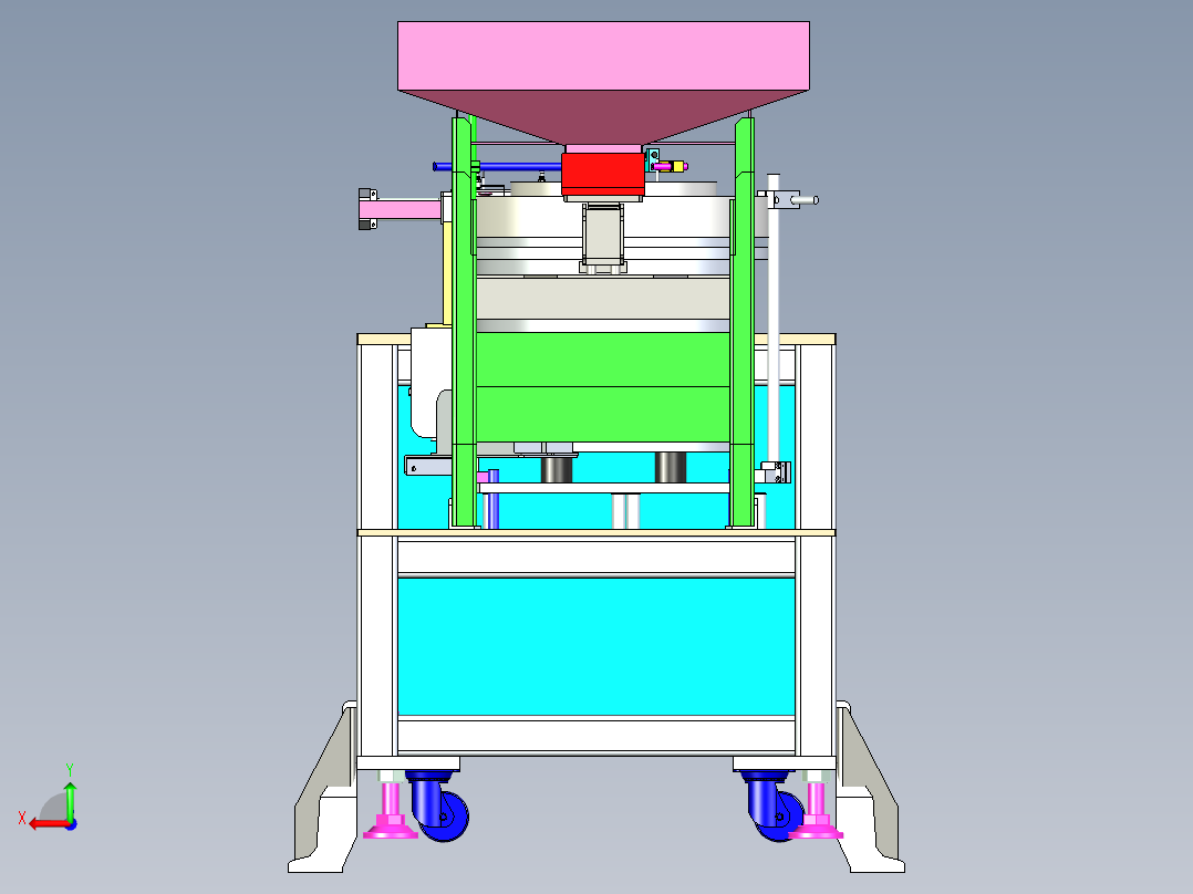 带牙垫片自动化排料设计_xt后视图