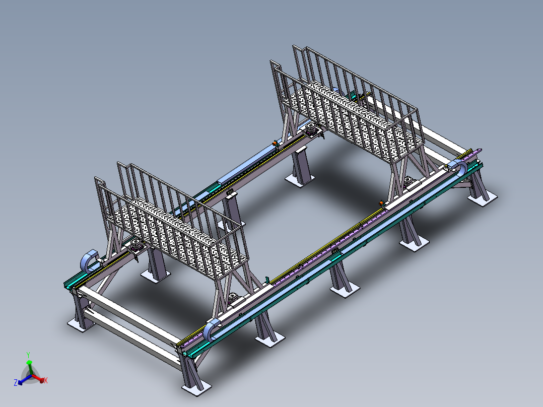 龙门桁架sw18可编辑
