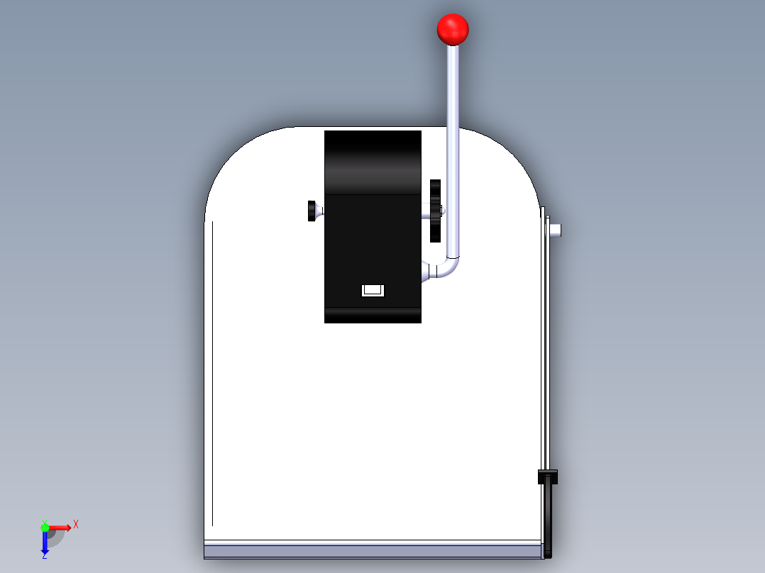 手动装订机sw15可编辑俯视图