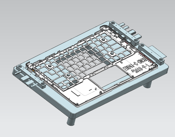 笔记本键盘外壳侧孔检验检具模型