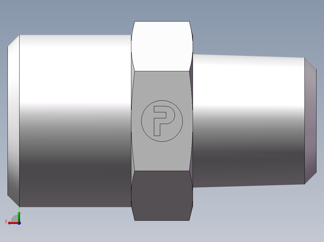 美制锥螺纹、1CN-14-02后视图