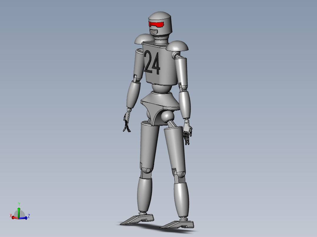 仿真人形机器人