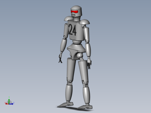 仿真人形机器人