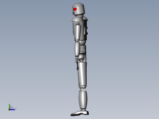 仿真人形机器人左视缩略图