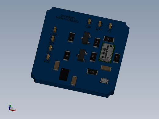 Boardoza_MS5611_气压测量_压力传感器