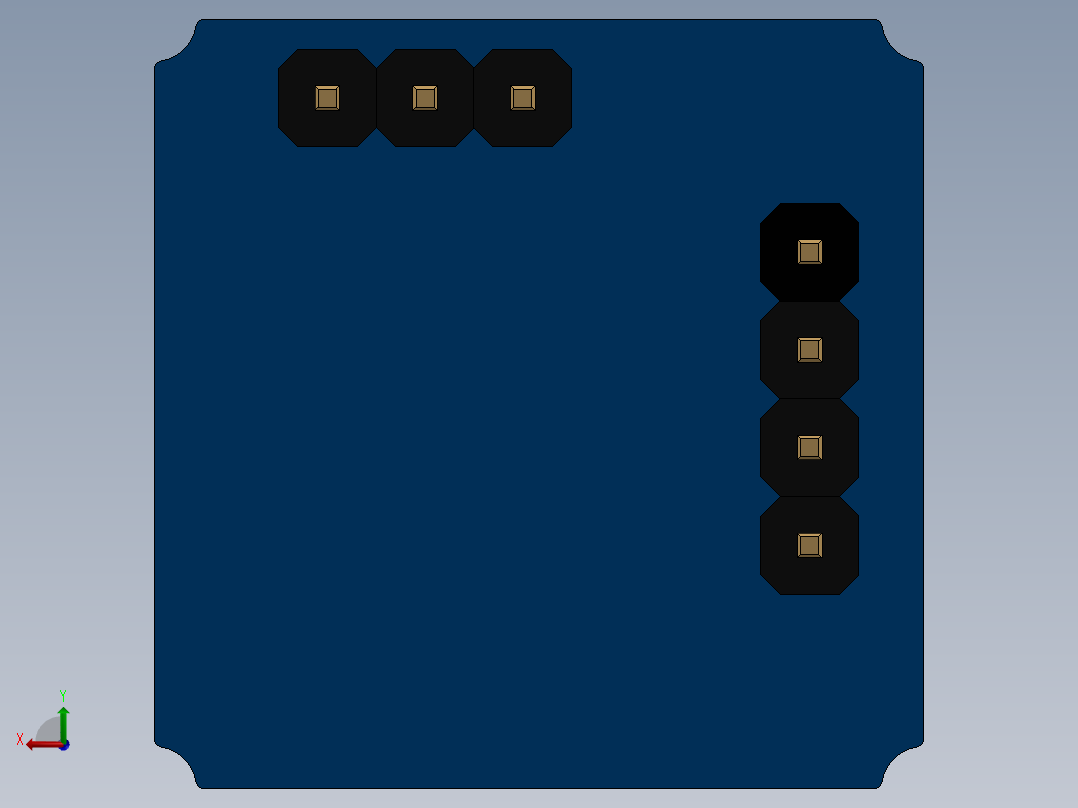 Boardoza_MS5611_气压测量_压力传感器后视图