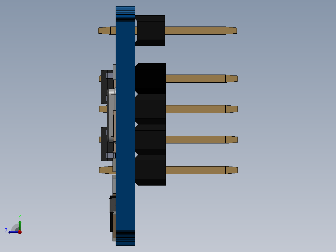 Boardoza_MS5611_气压测量_压力传感器右视图