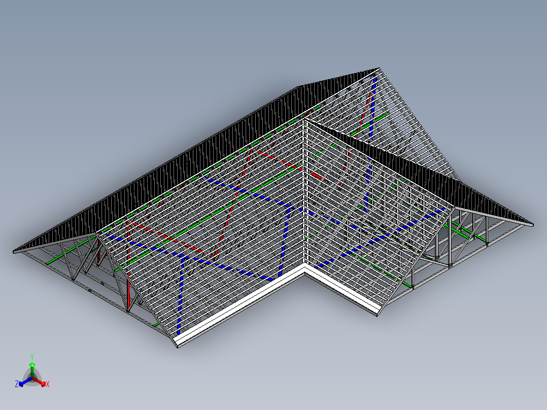 房子、建筑(54)正等轴测图