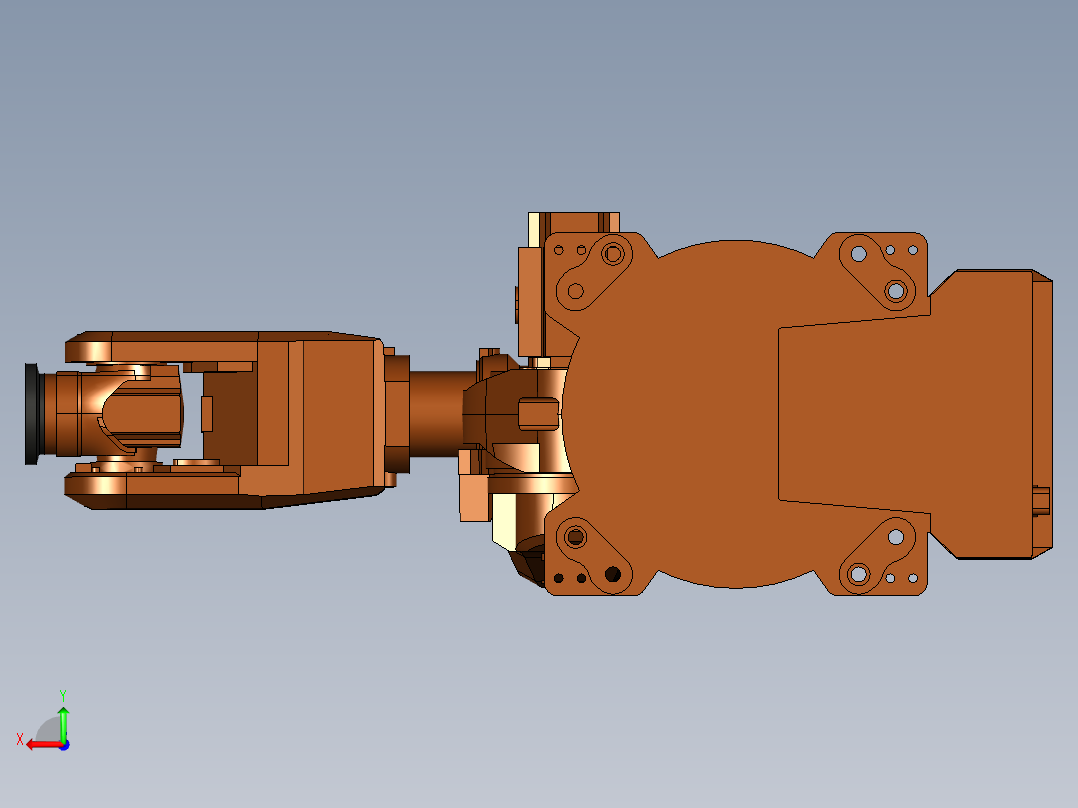 IRB6620_ 2200-150六轴关节可运动机器人后视图