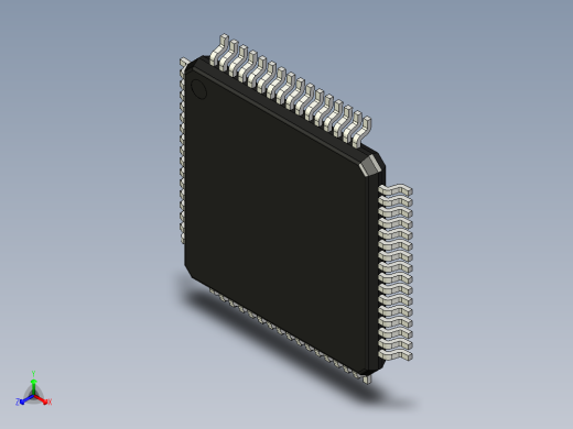64 引脚薄型四方扁平封装 (TQFP-64)