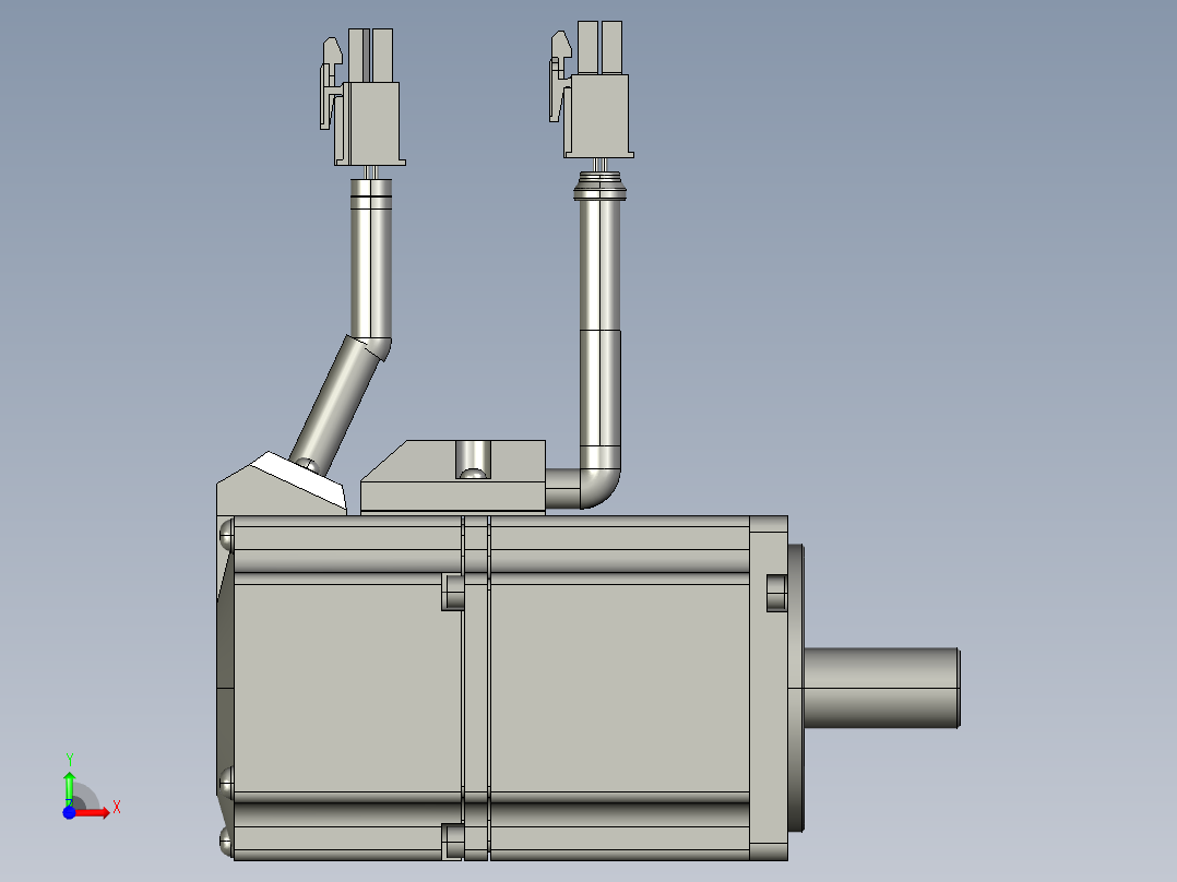 松下伺服电机MSMJ042G1U前视图