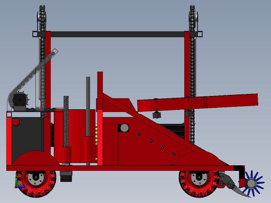 自动投环机器人左视图