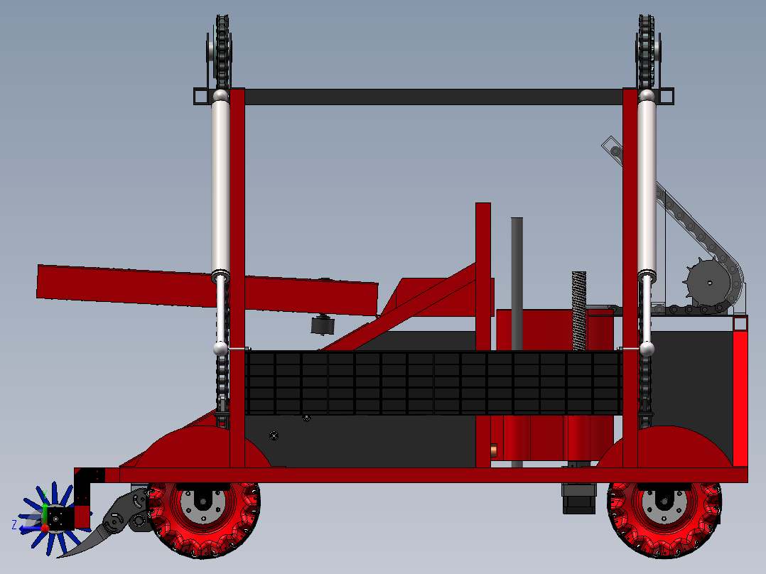 自动投环机器人右视图