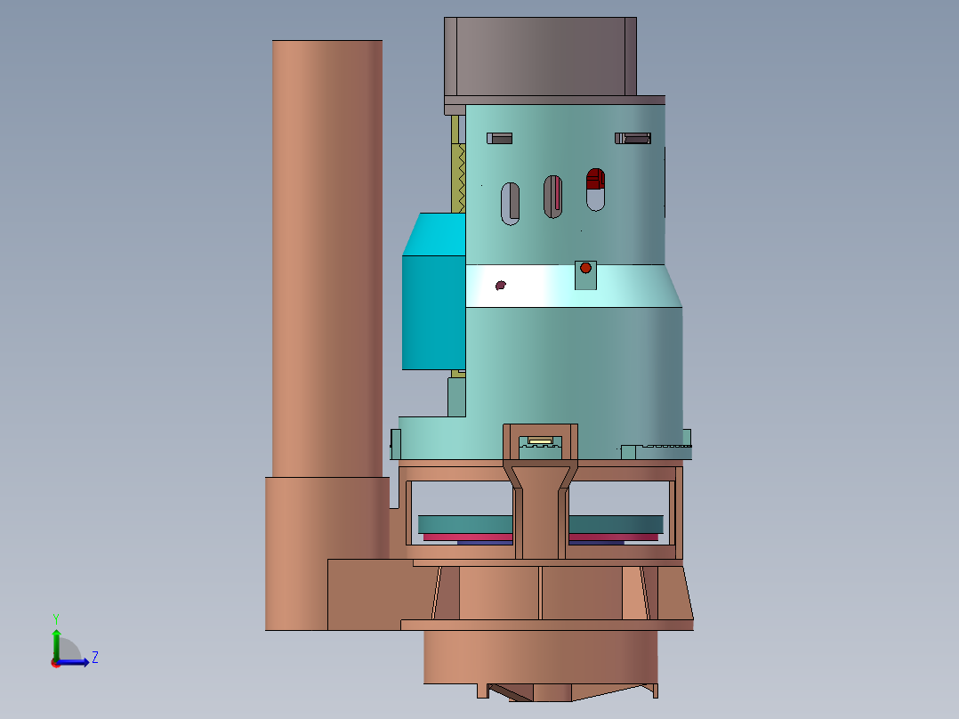 马桶排水阀--621693--10左视图
