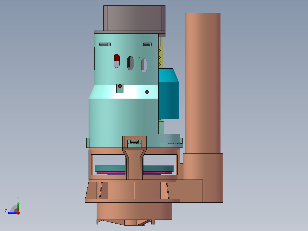 马桶排水阀--621693--10右视图