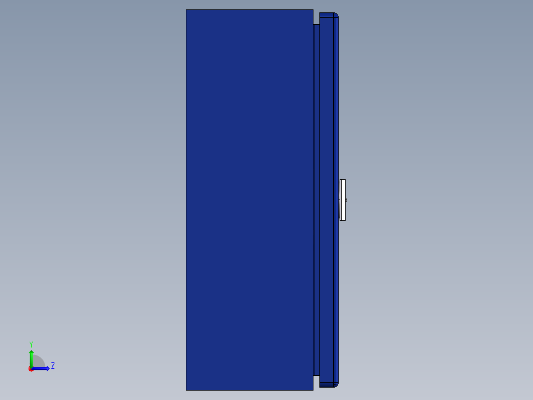 (300x200x120)电箱左视图