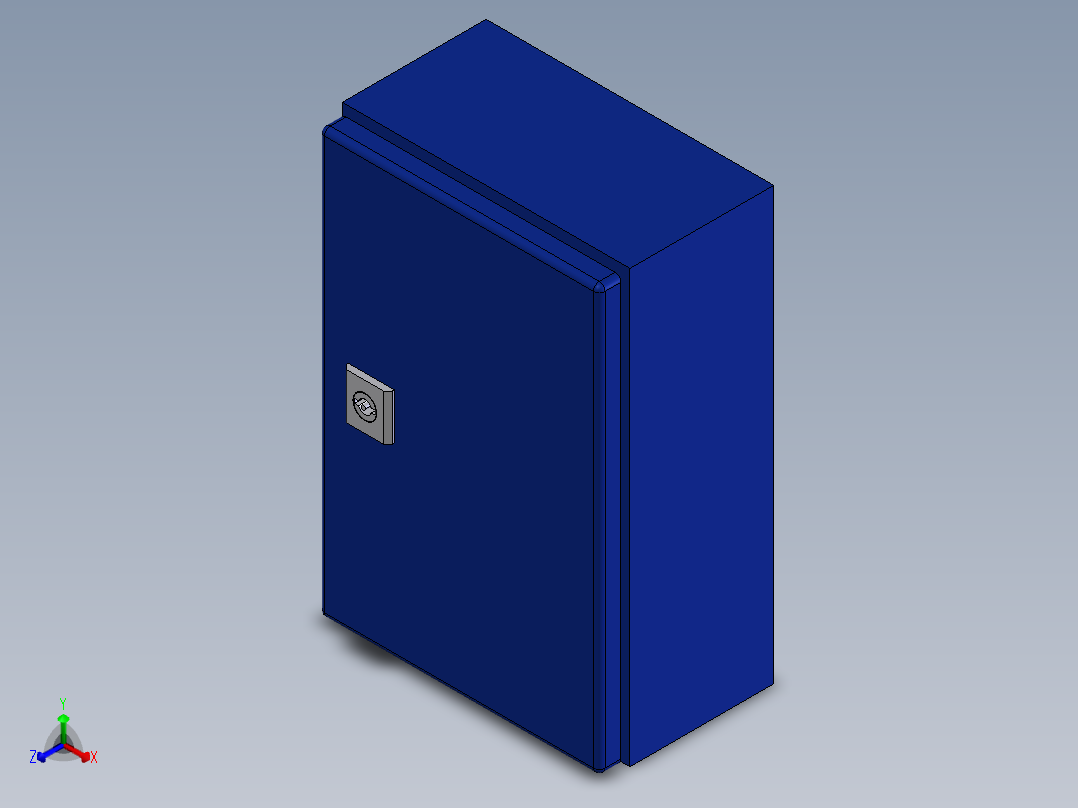 (300x200x120)电箱正等轴测图