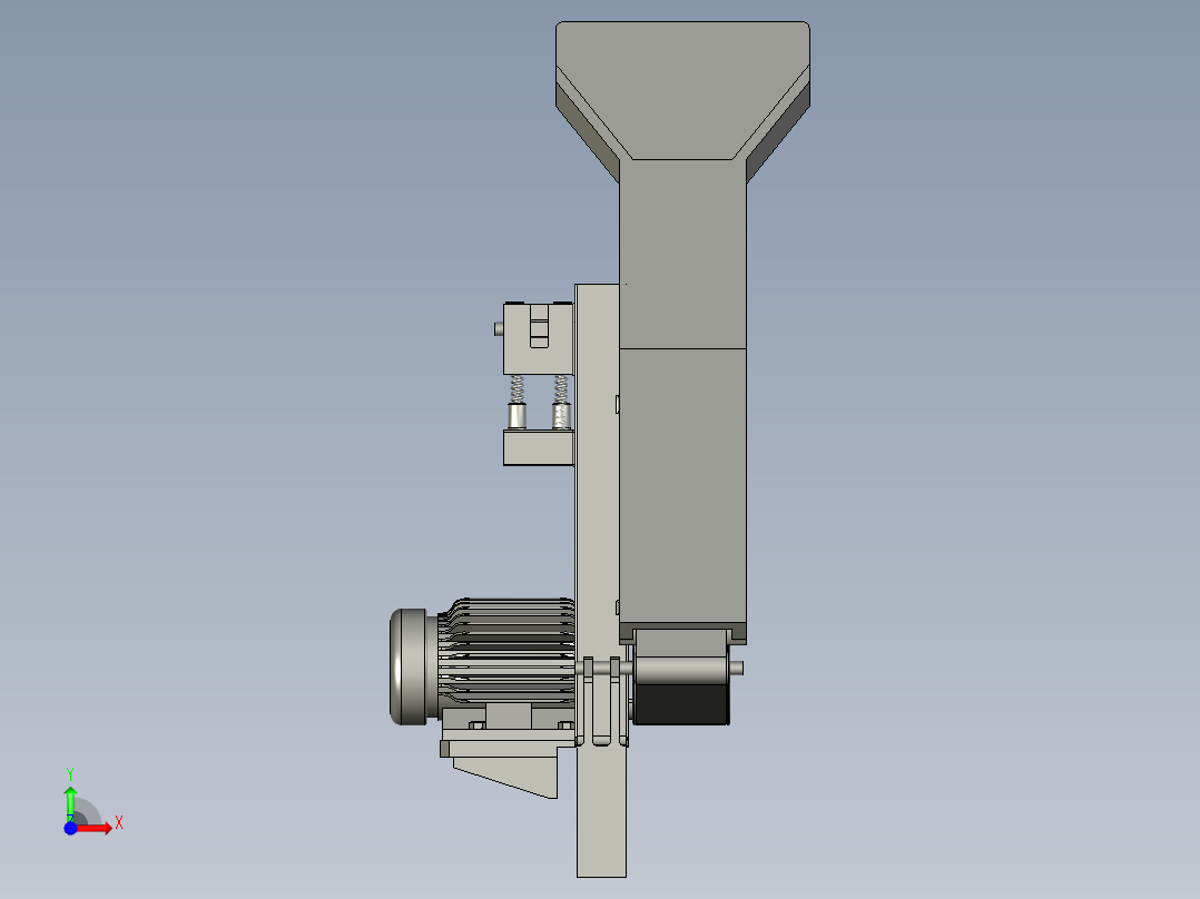 垫铁顶面和底面平整打磨处理前视图