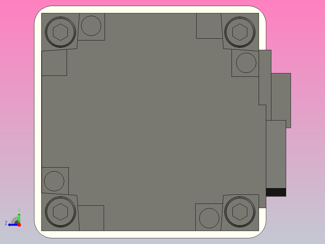 MTC32-450-P#-D-M200W MTC32电缸 200伺服电机直连右视图