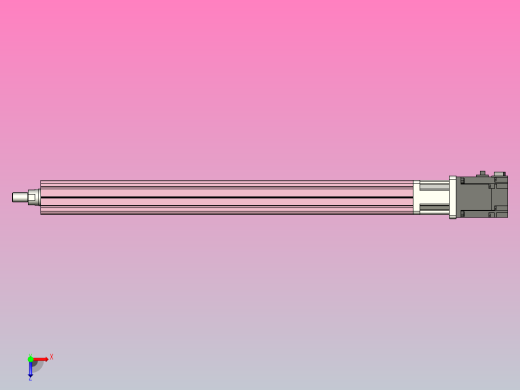 MTC32-450-P#-D-M200W MTC32电缸 200伺服电机直连俯视缩略图