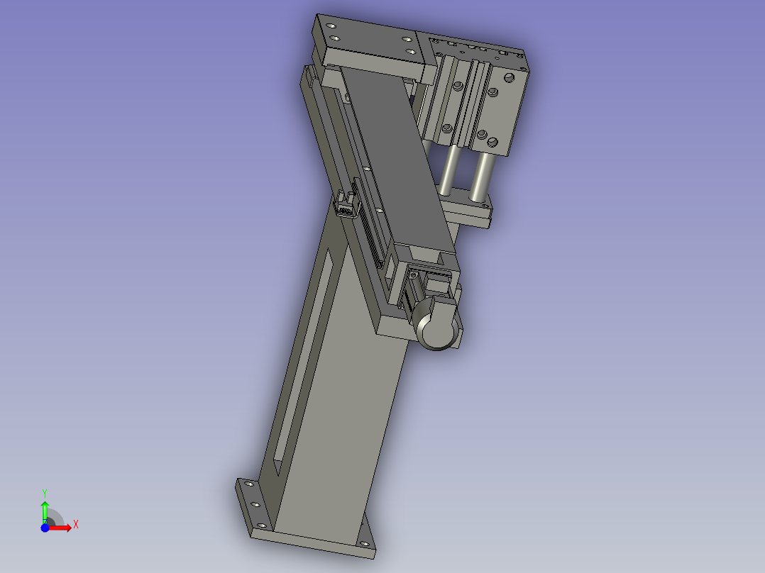 铁心来料夹取机构SLASCTSLDAS前视图