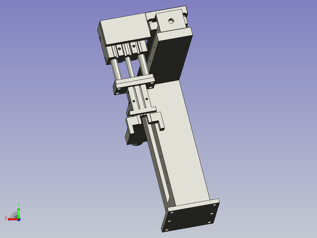 铁心来料夹取机构SLASCTSLDAS后视图
