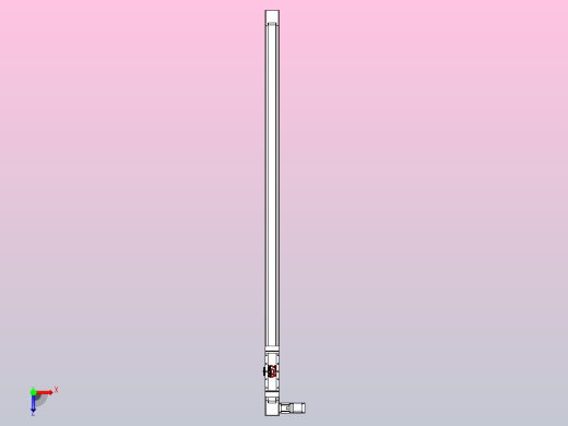 伺服电机集成皮带传动直线执行器TPA-OCB-80-140-L1850-DR-J60-N3俯视缩略图