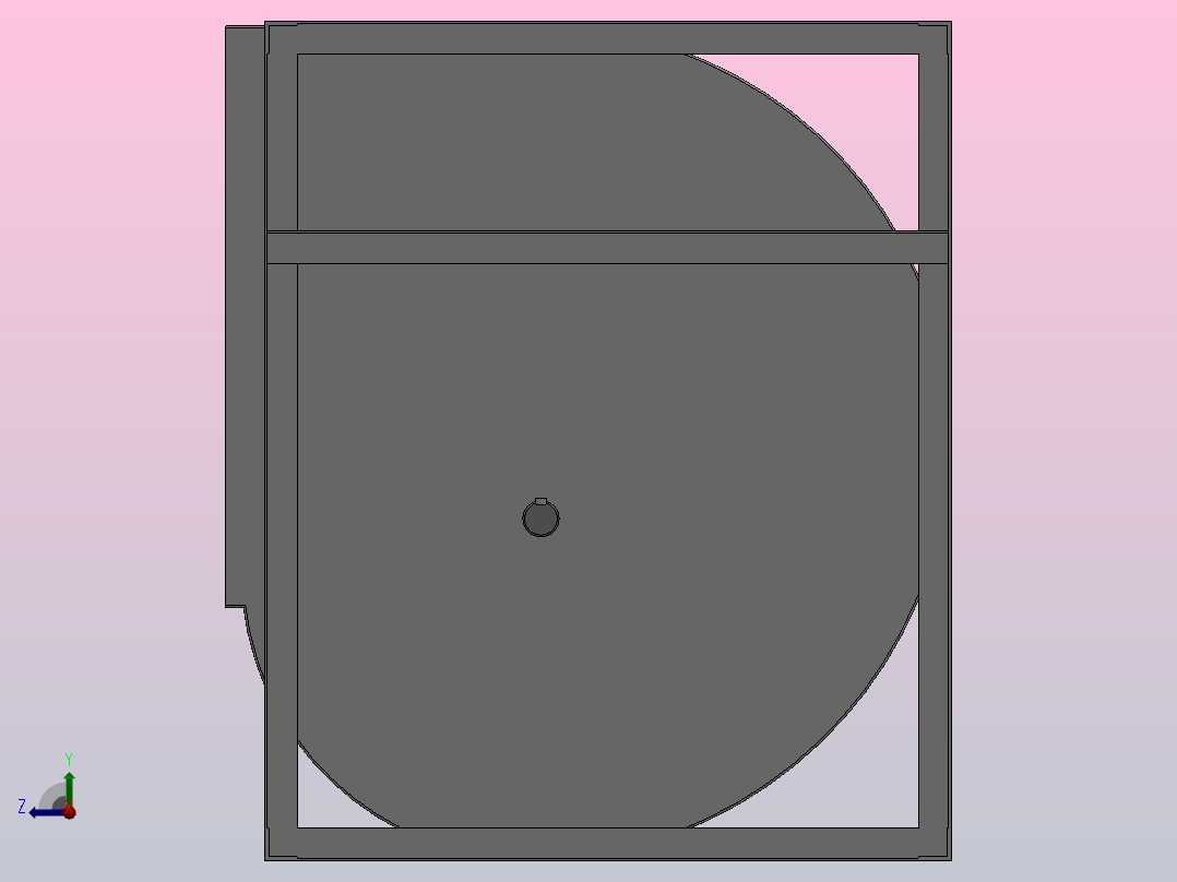 SYQS-E离心风机[SYQS-630E]亿利达后视图