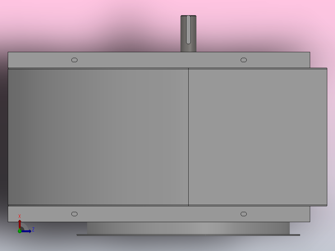 SYQS-E离心风机[SYQS-630E]亿利达俯视图