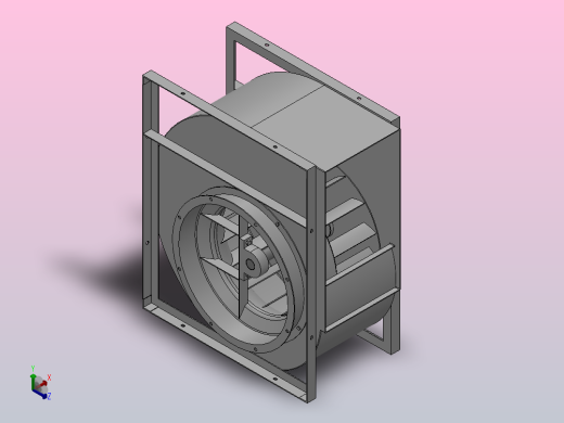 SYQS-E离心风机[SYQS-630E]亿利达正等轴测缩略图