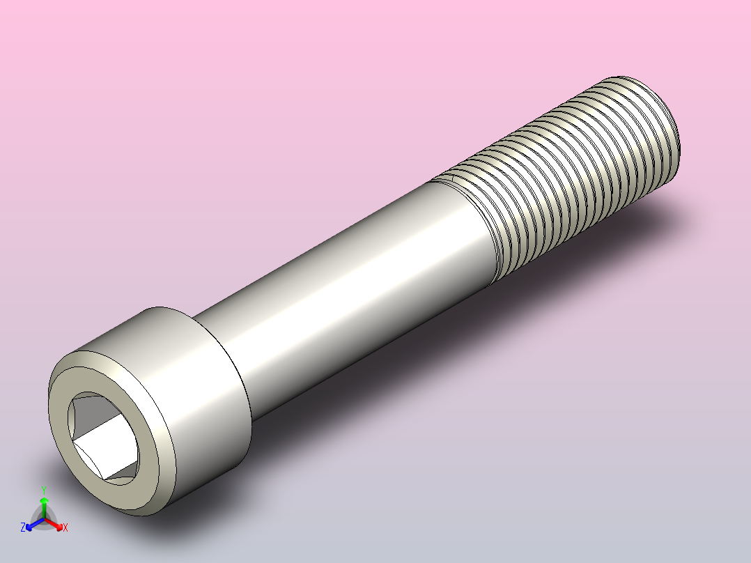 DIN_EN_ISO_4762_M56x300.ipt内六角螺钉主视图