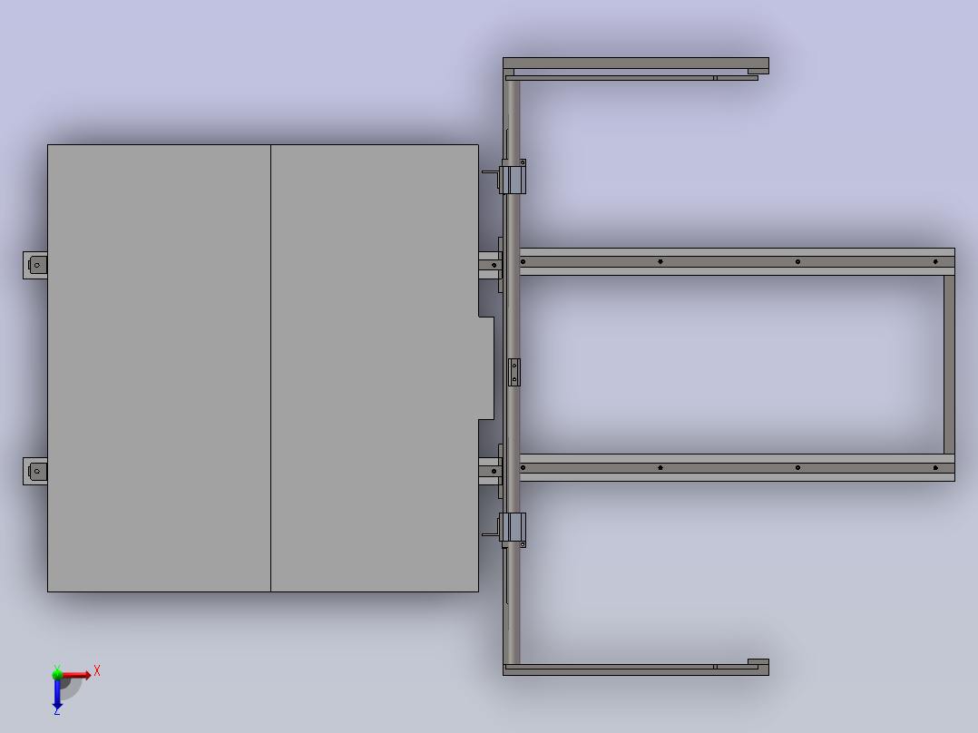 01-00预码纸机构俯视图
