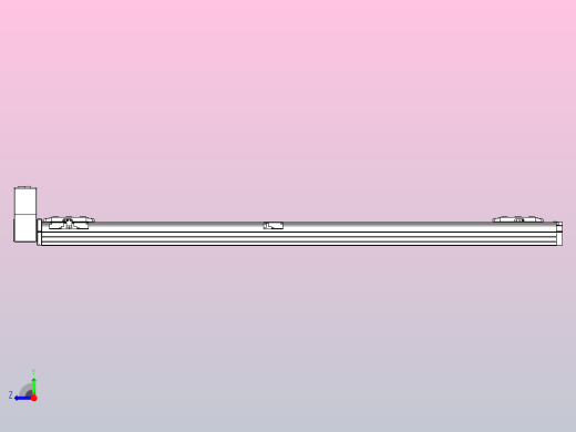 皮带直线轴双滑块型TPA-GCBS-80-P60-L525-RU-M20-N3右视缩略图