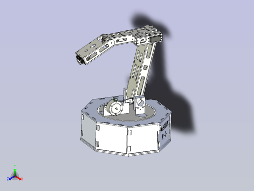 5轴机械臂3D模型正等轴测缩略图