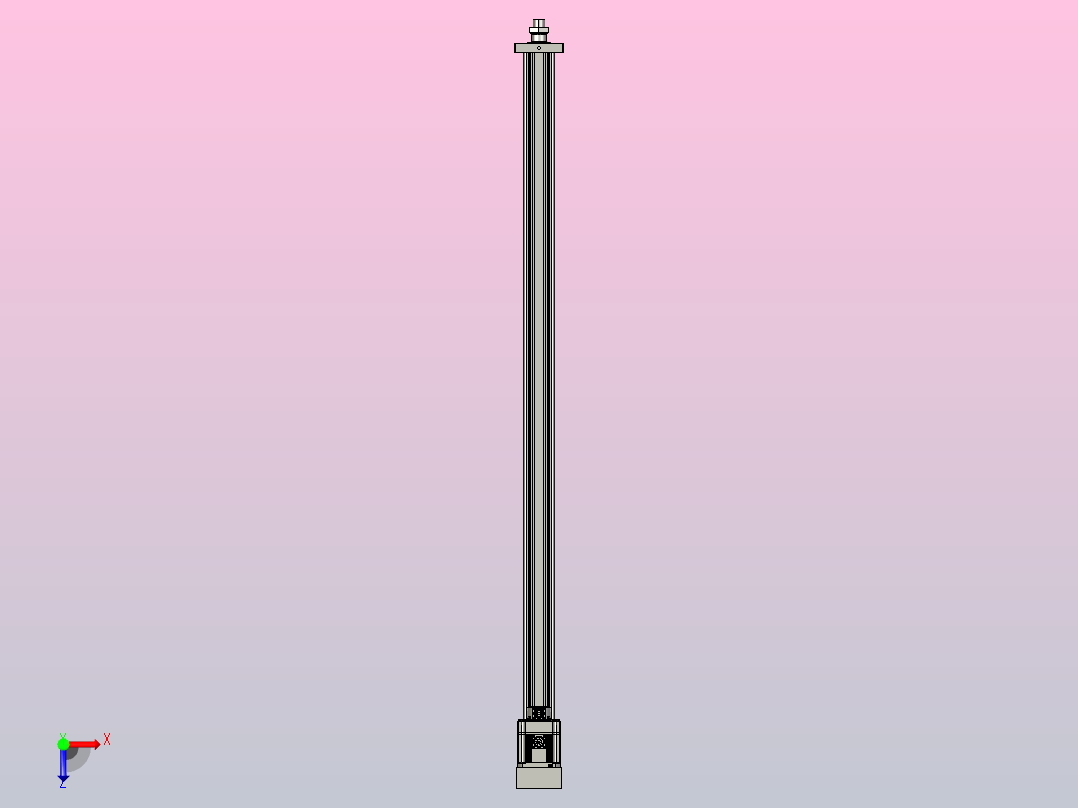伺服电缸SOE80-L10-C-S2000-P-FA-A-P1K-D3俯视图