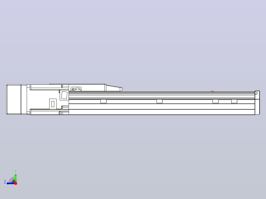滚珠丝杠直线轴内置导轨TPA-GCR-150-2010C-L350-ML-M75-N3右视缩略图