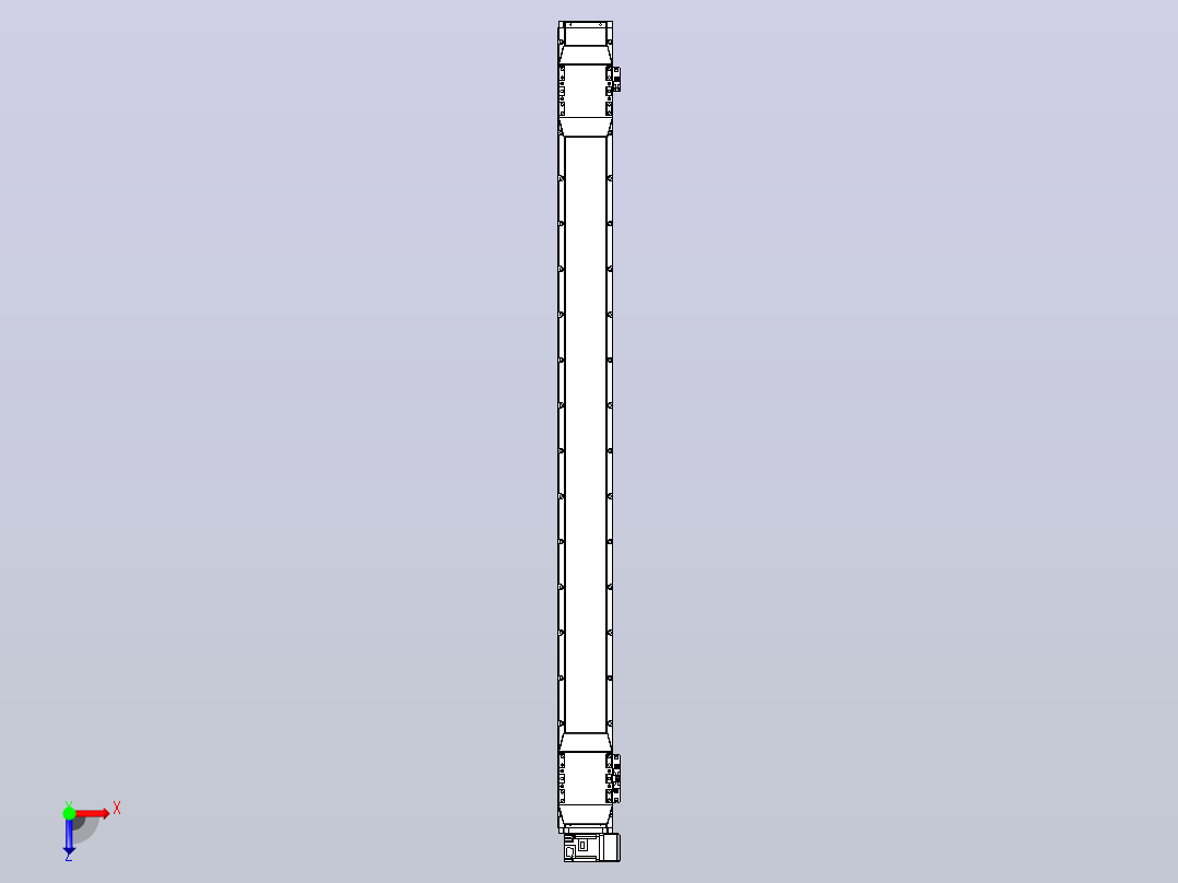 皮带直线轴双滑块型TPA-GCBS-120-P70-L650-RU-M20-N3俯视图